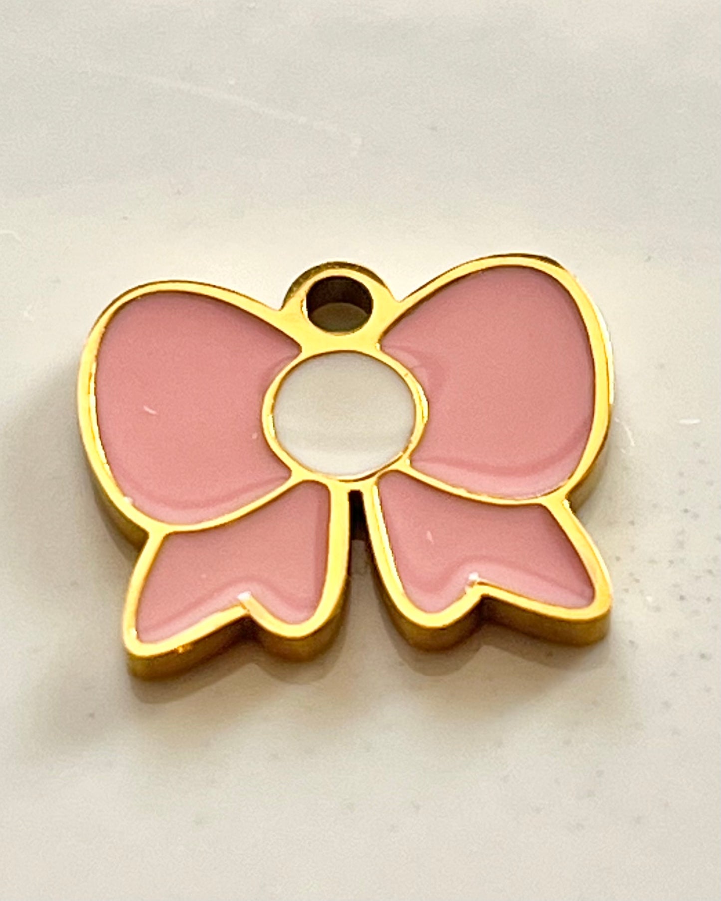 Charm Fiocco Rosa