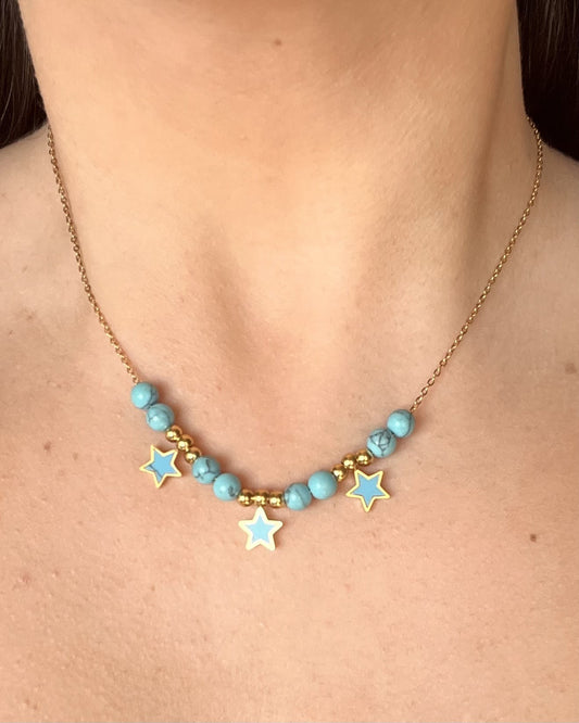 Collana Galassia Turchese