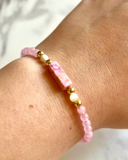 Bracciale Quadrilatero Rosa